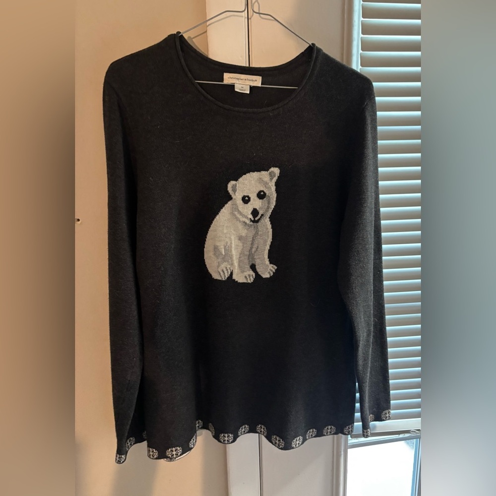 Christopher & Banks M Polar Bear Sweater